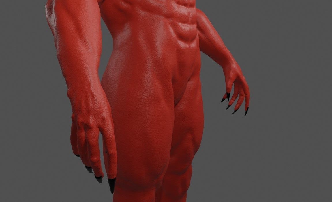 Devil Red - Diabo - Demon 3D model_15