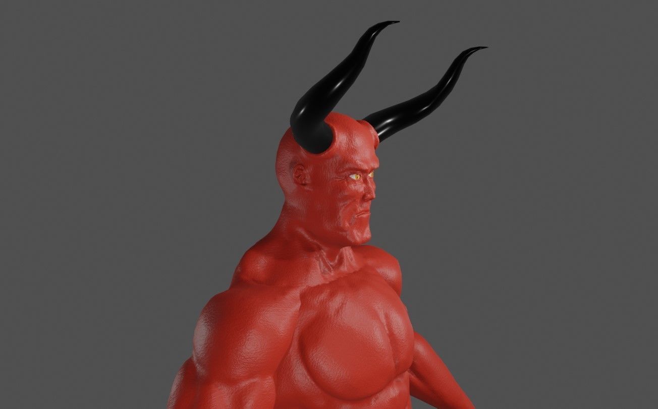 Devil Red - Diabo - Demon 3D model_14
