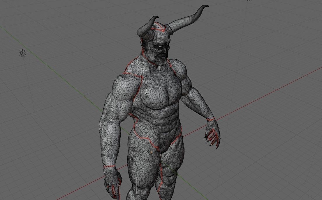 Devil Red - Diabo - Demon 3D model_24