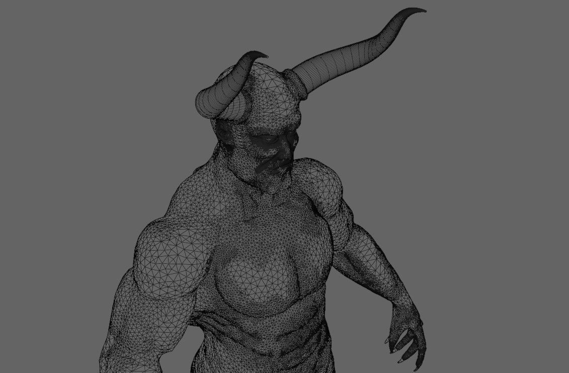 Devil Red - Diabo - Demon 3D model_23