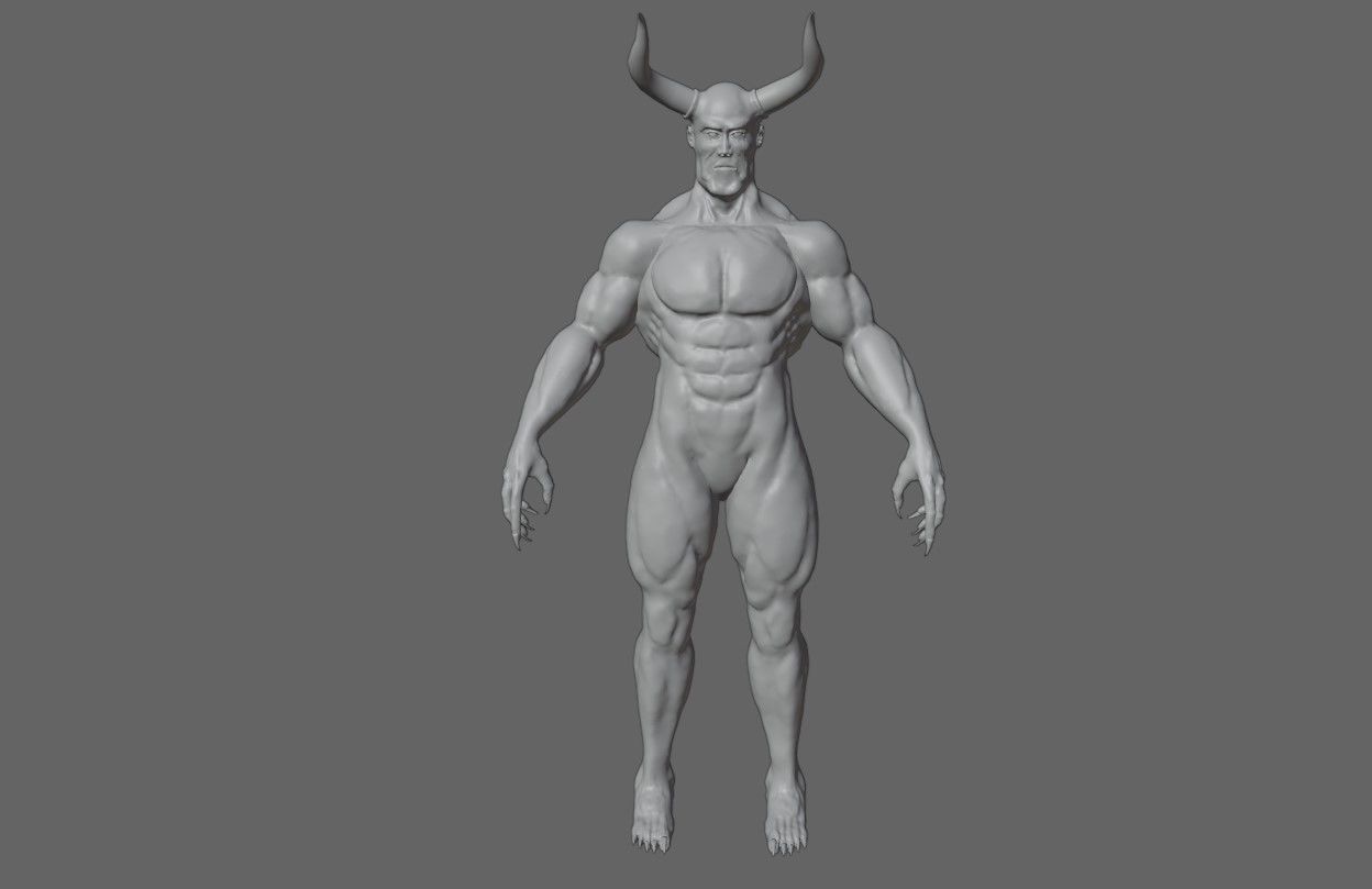 Devil Red - Diabo - Demon 3D model_20