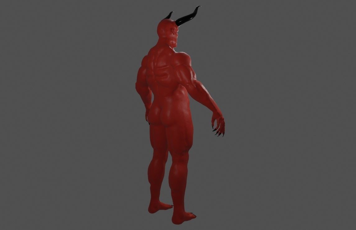 Devil Red - Diabo - Demon 3D model_6