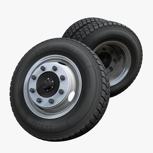Crago Truck wheels highpoly 3D model