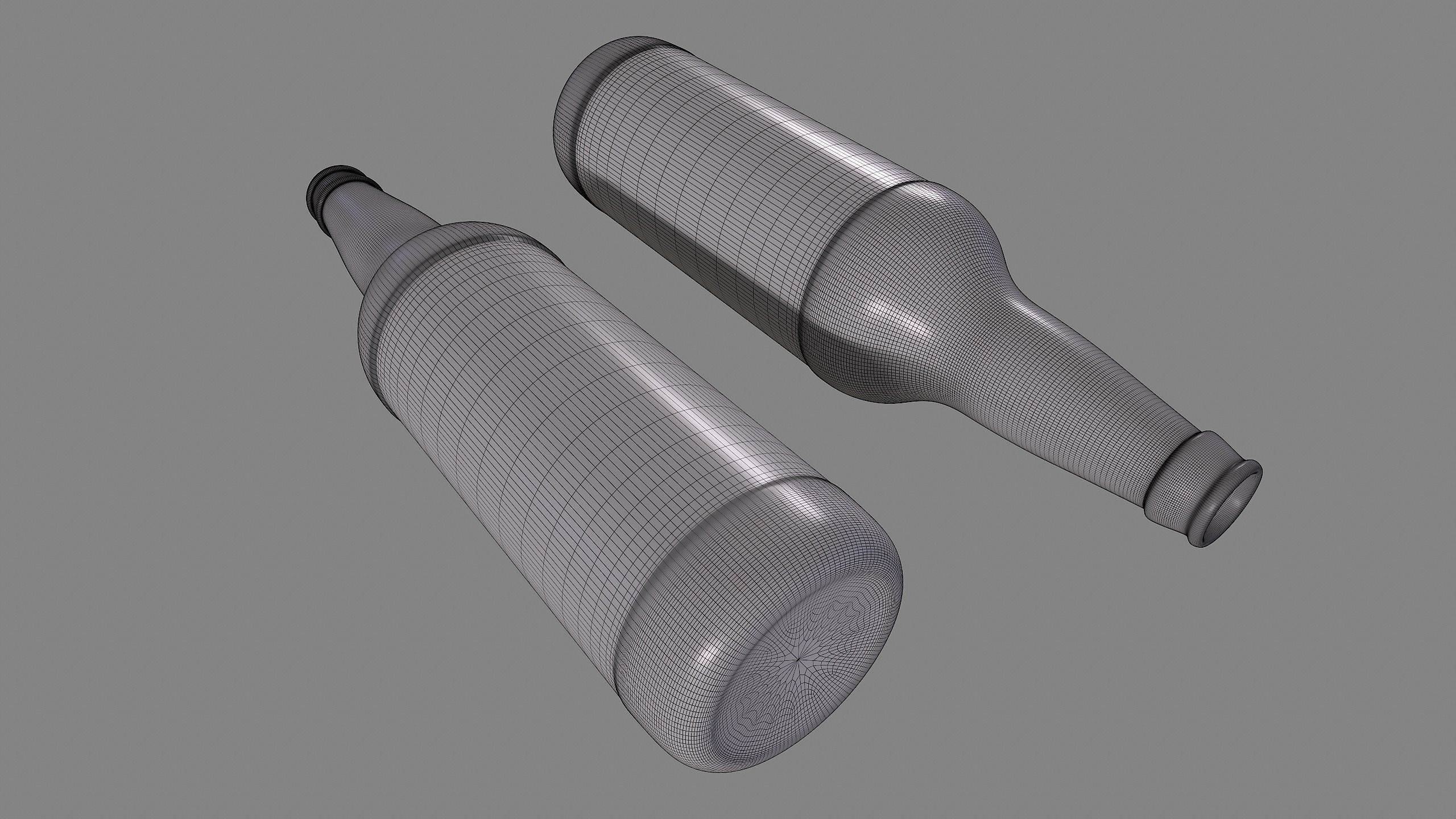 Beer Bottle 3d Model - Bomber 660ml 22oz - High Poly Free 3D model_2