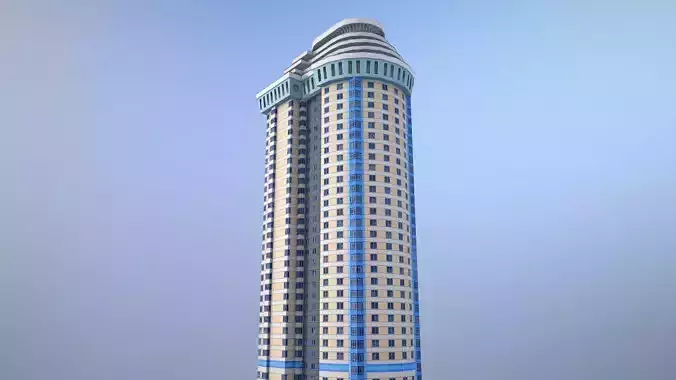 MSK Building 56 Low-poly 3D model