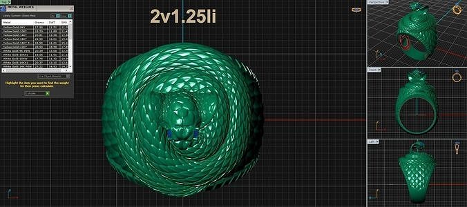snake ring 01 3D print model