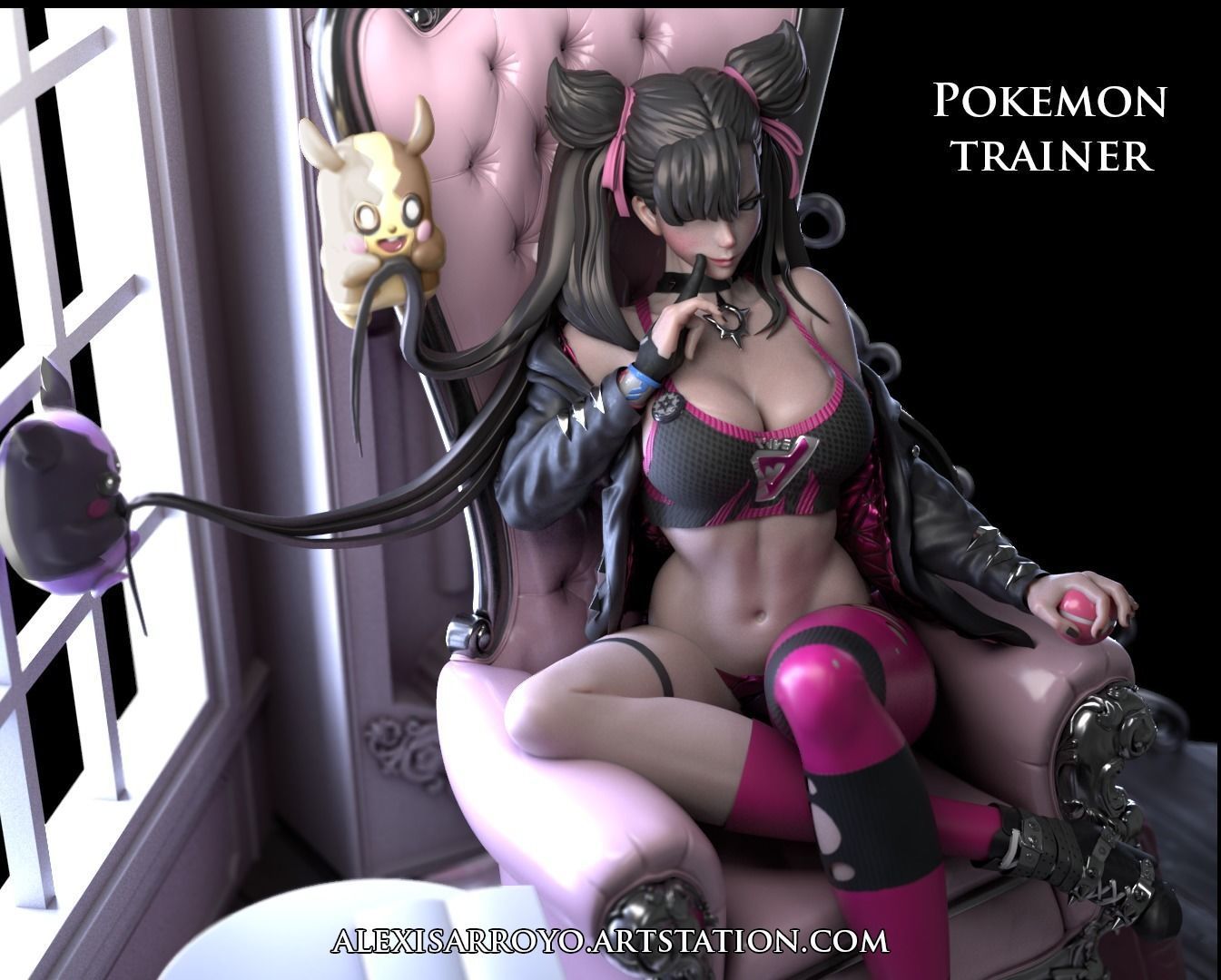 Pokemon Marnie Full Package Commercial Licensed 3D print model_5