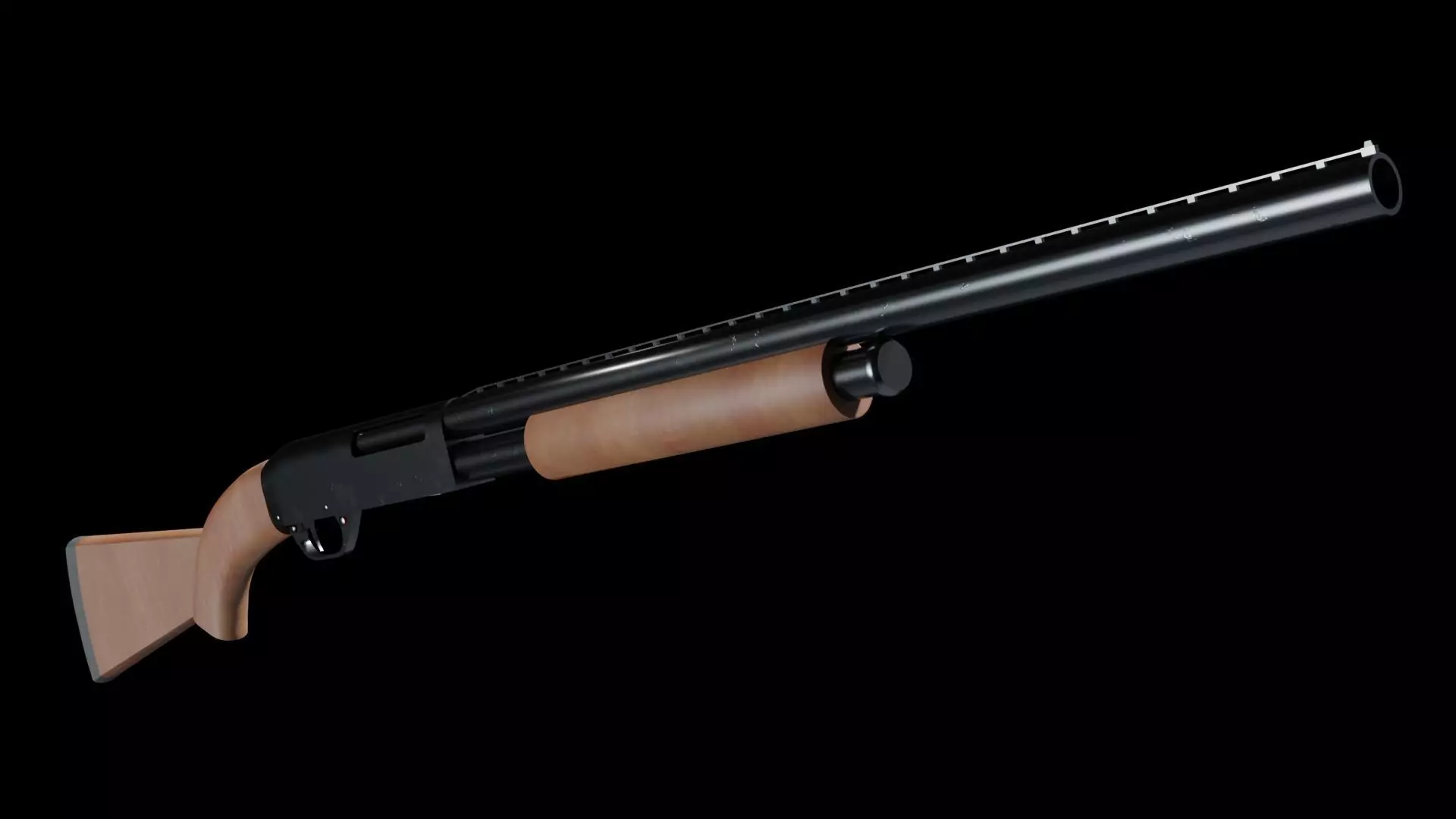 Shotgun Free 3D model_0