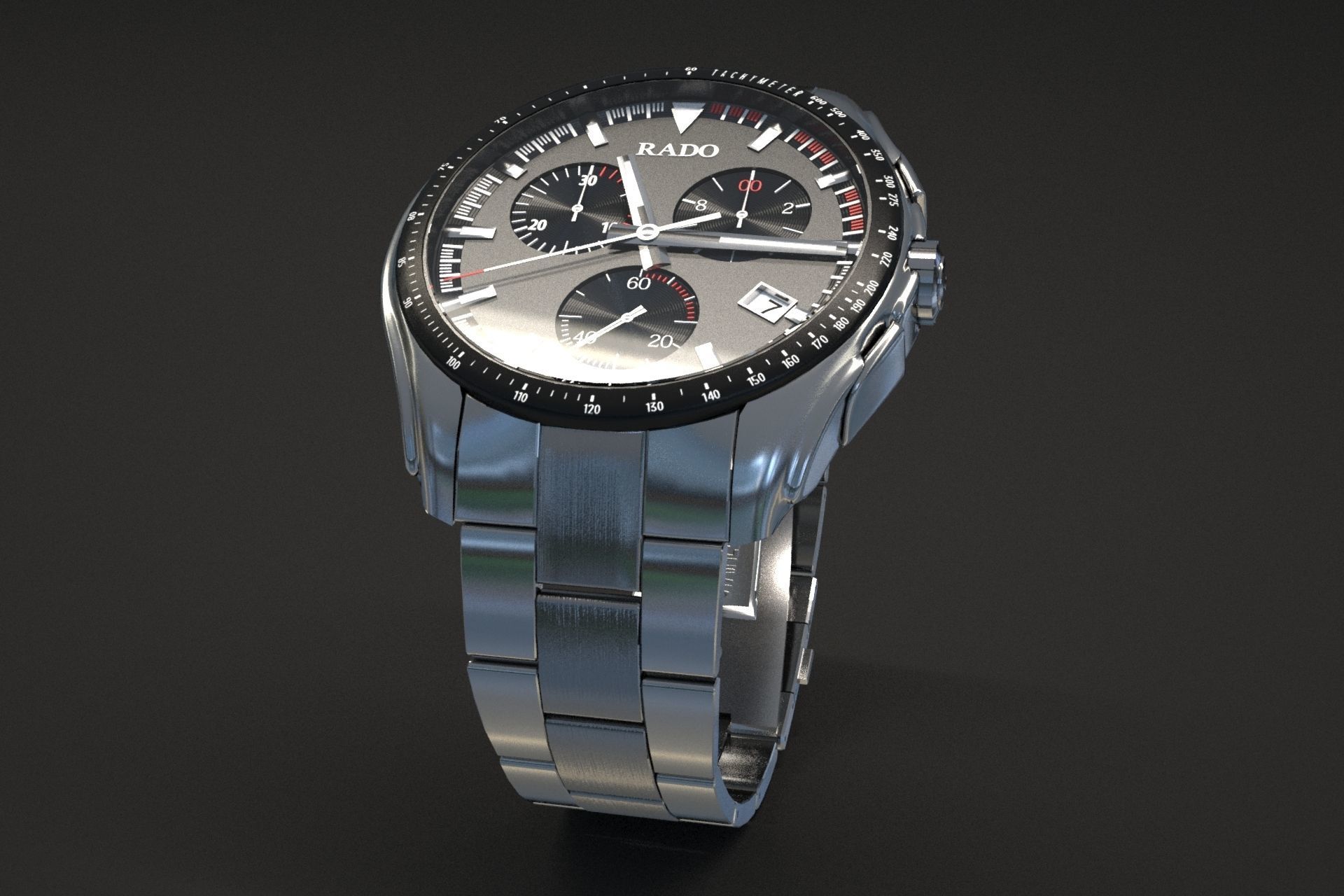 watch silver 3D model_48