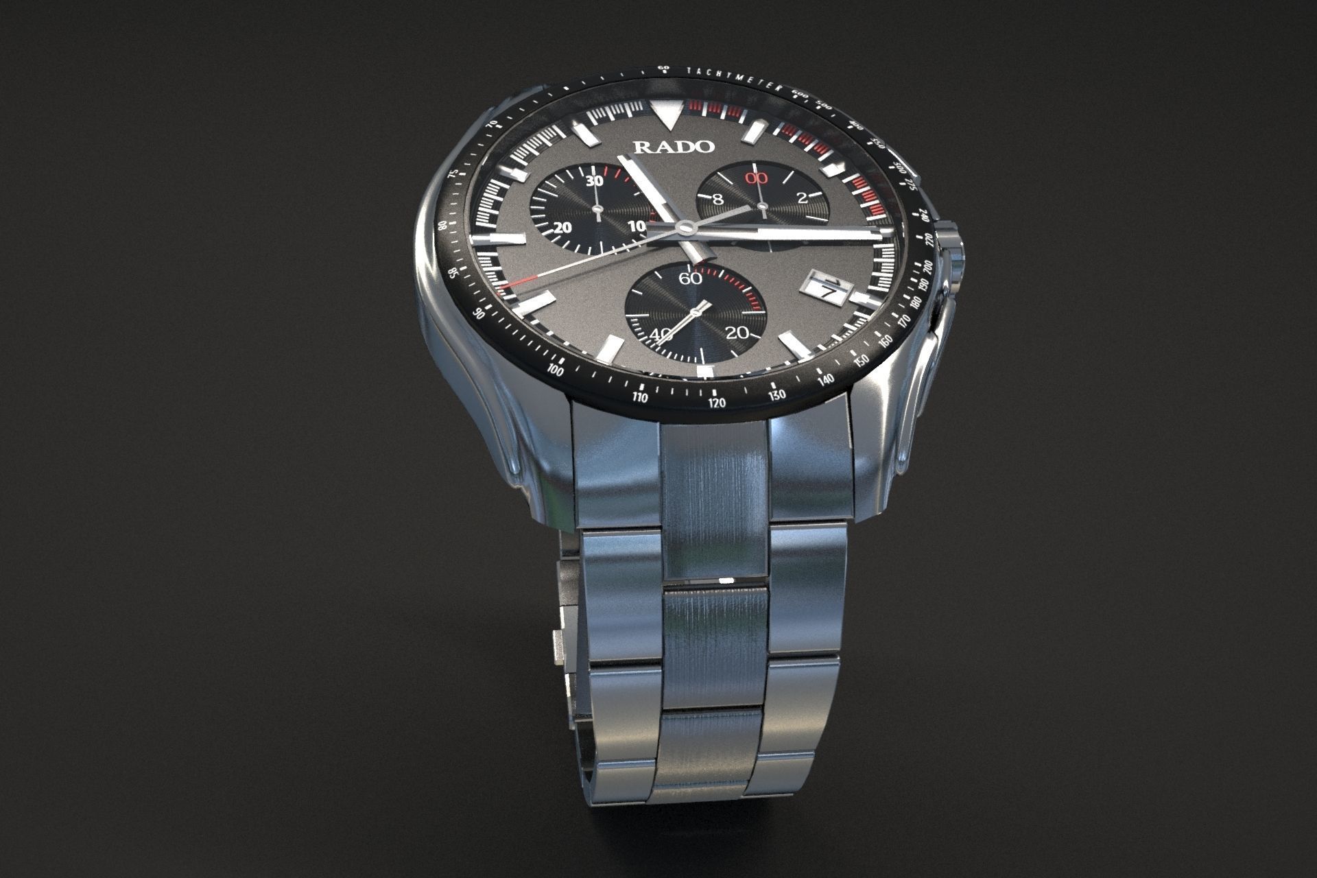watch silver 3D model_46