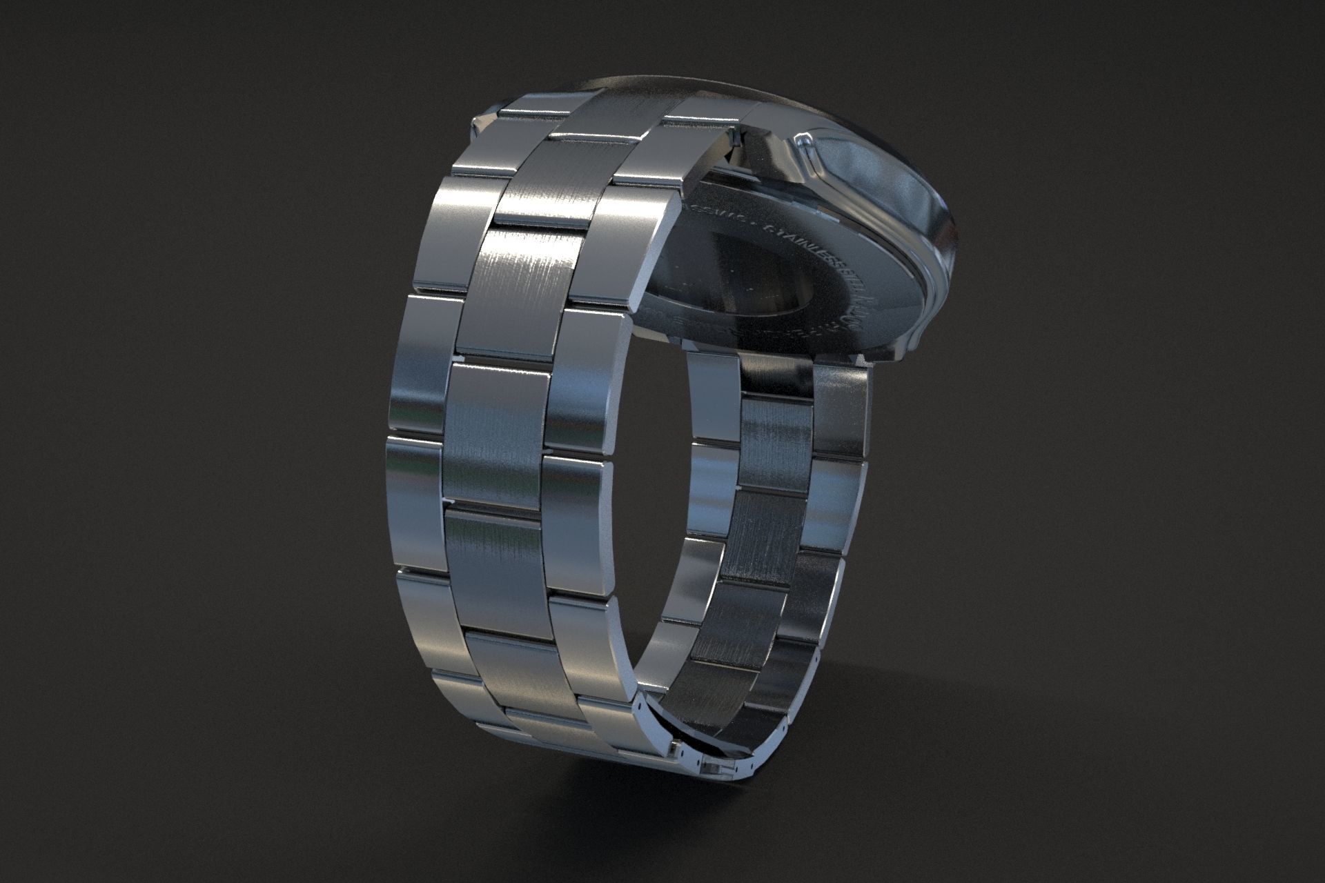 watch silver 3D model_31