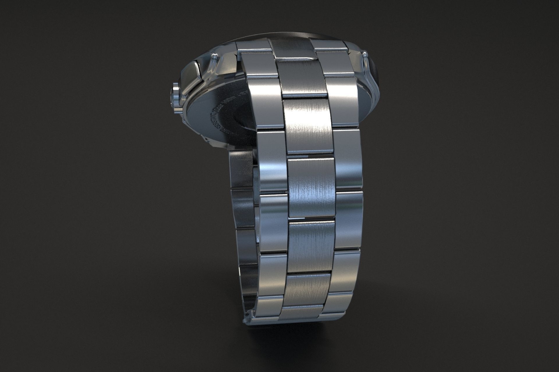 watch silver 3D model_28