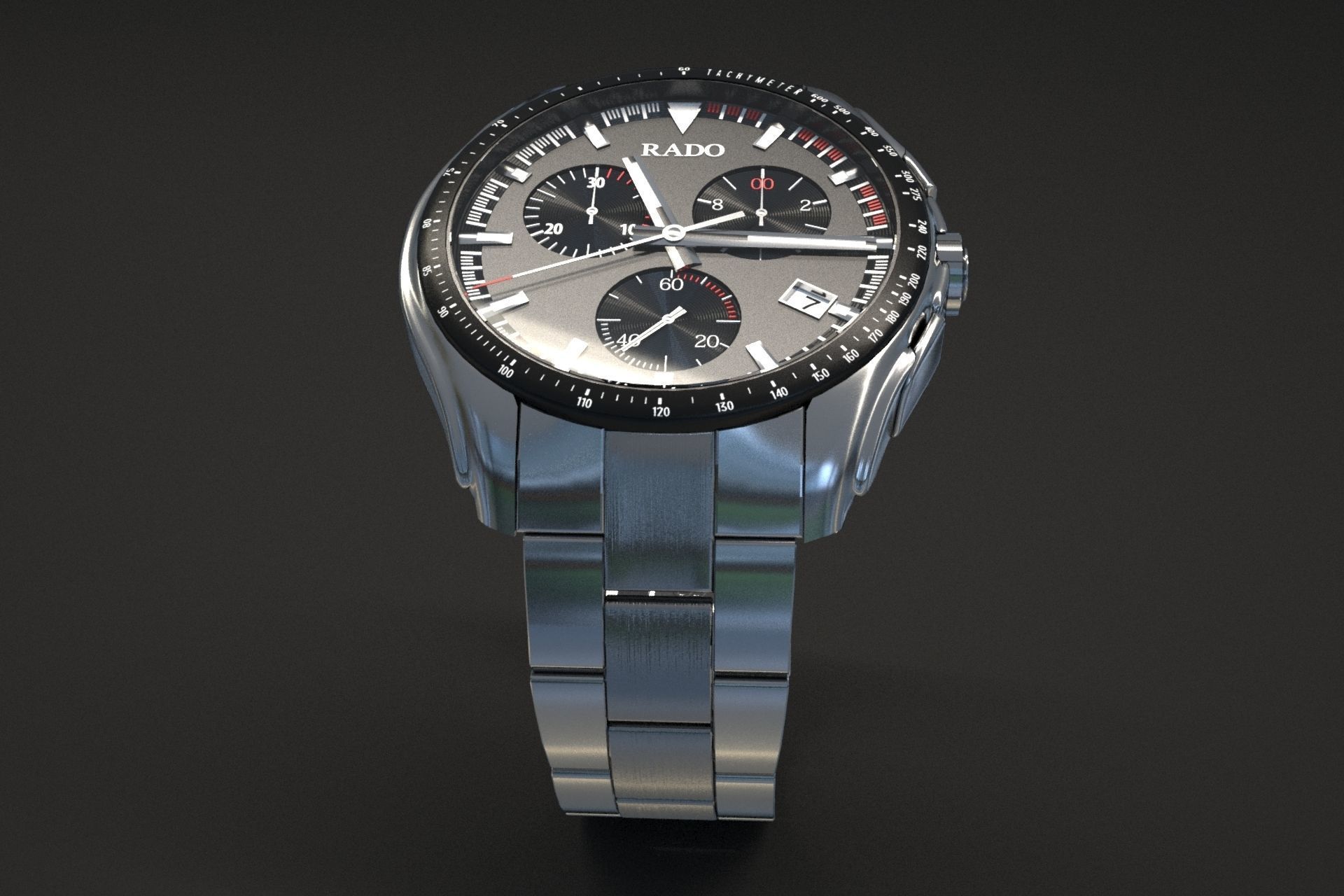 watch silver 3D model_47