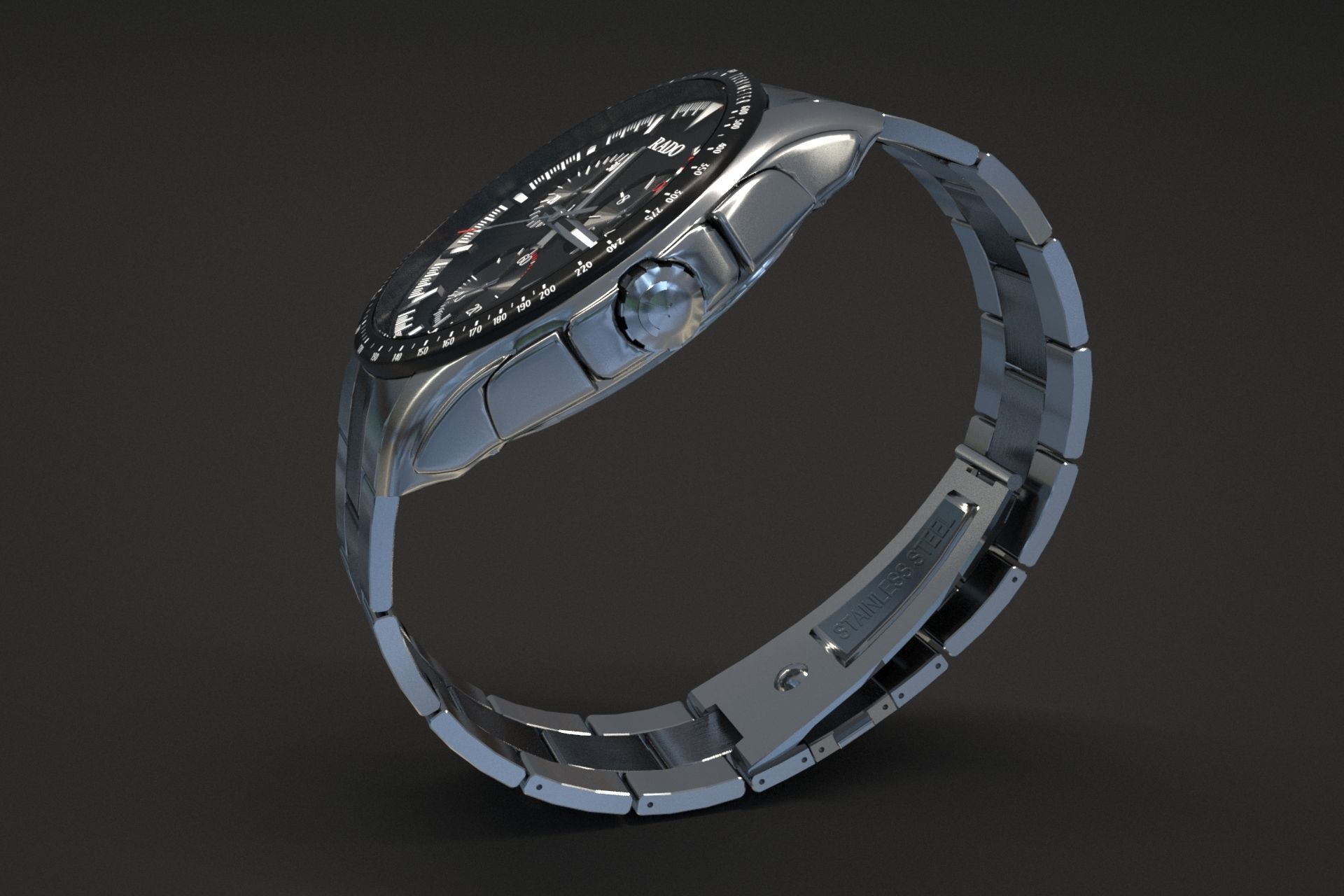 watch silver 3D model_18