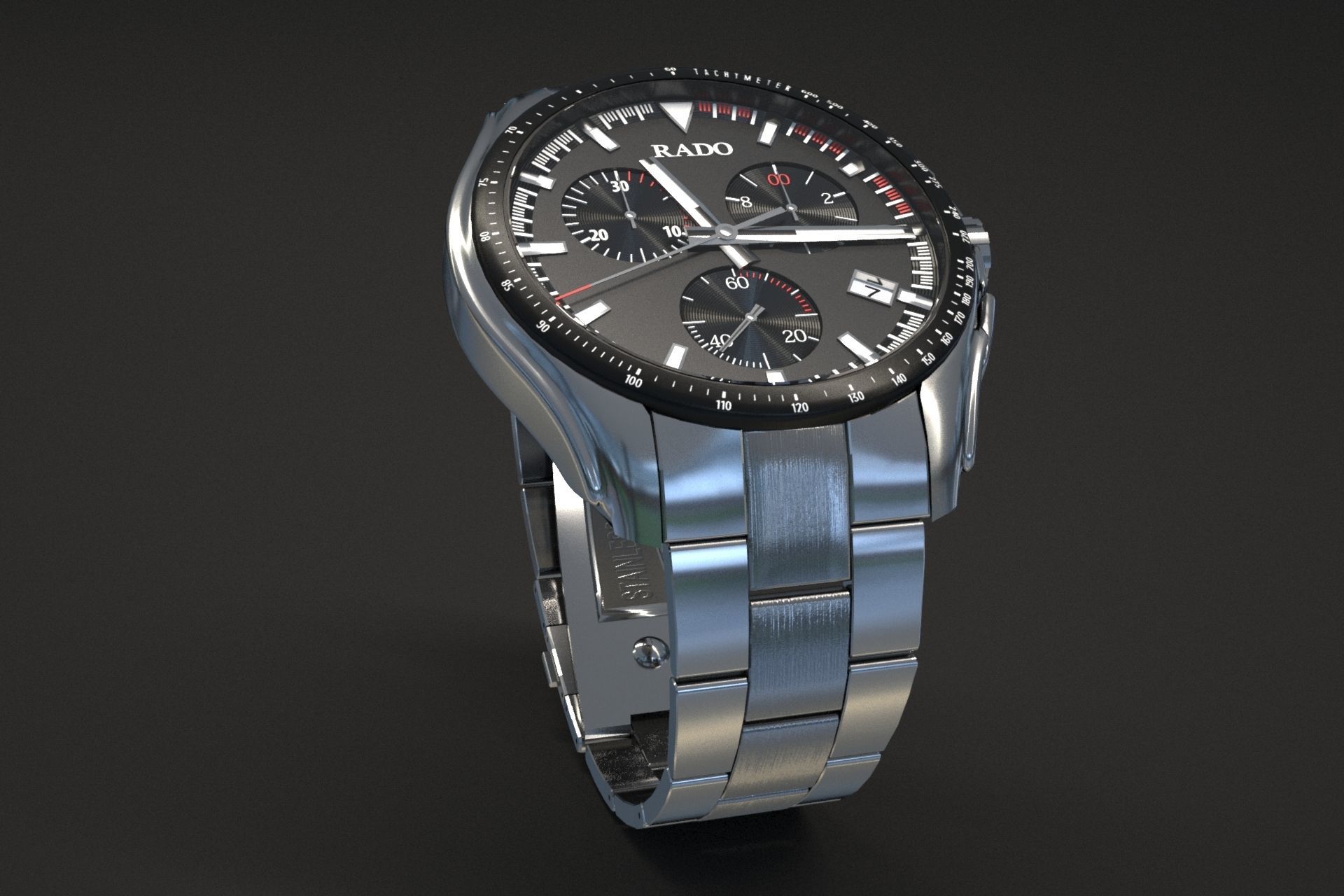 watch silver 3D model_45