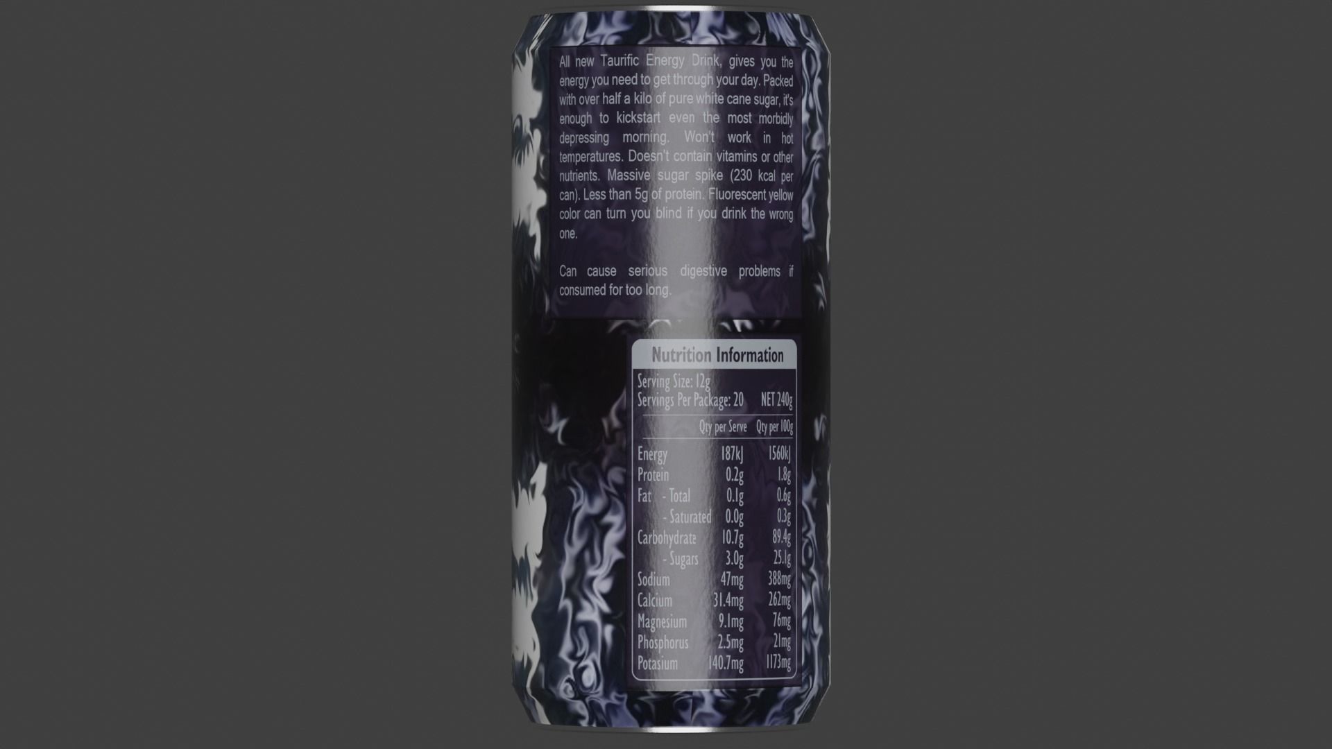 Energy Drink Can 3D model_4