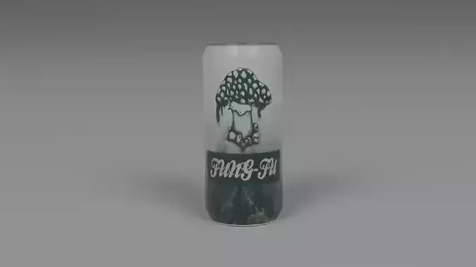 Mushroom Energy Drink Can