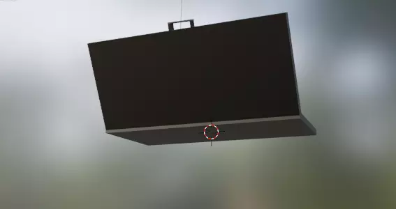 maletin box hanging from ceiling Free 3D model