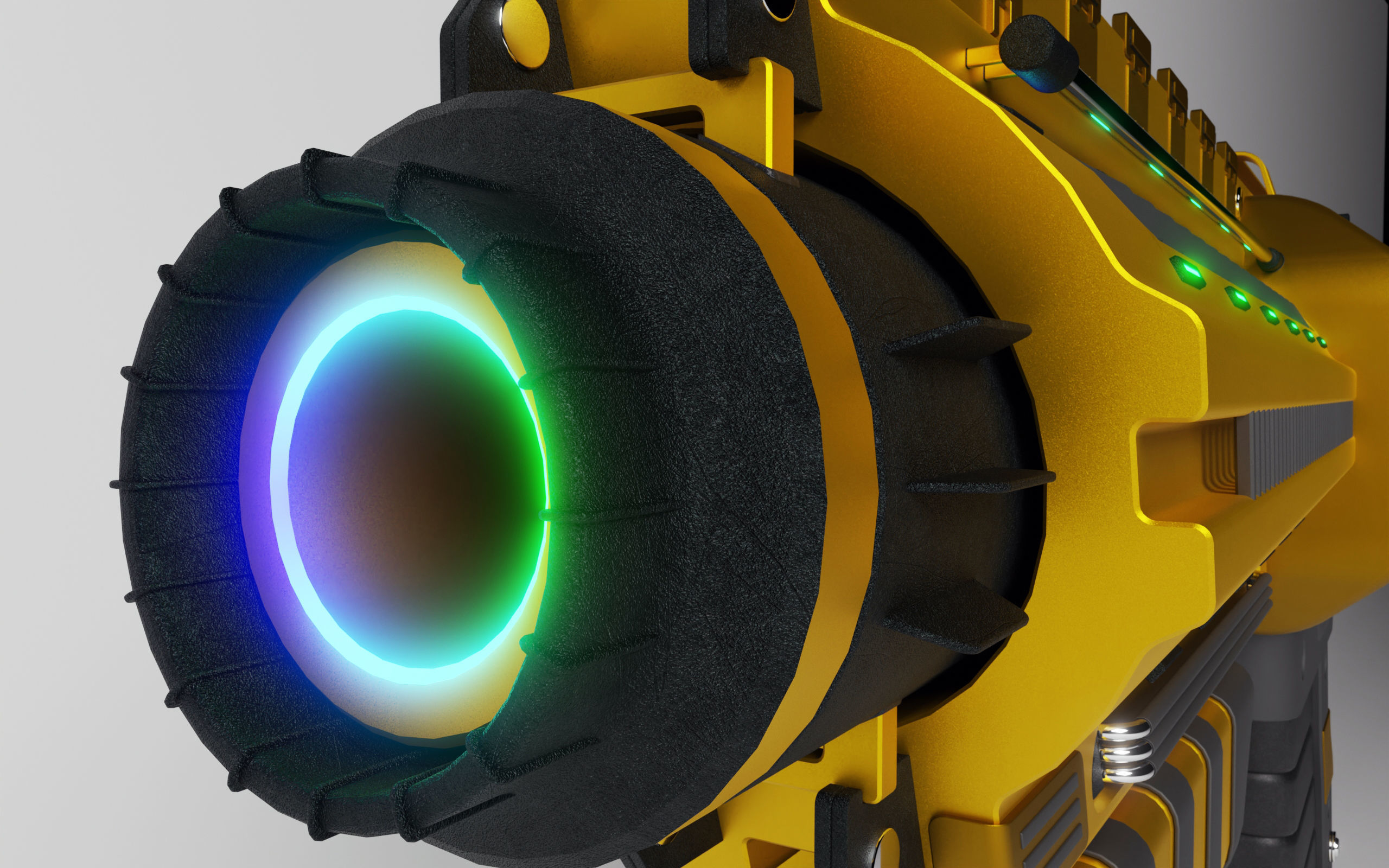 Scifi Gun 3D model_8