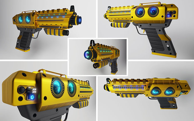 Scifi Gun 3D model