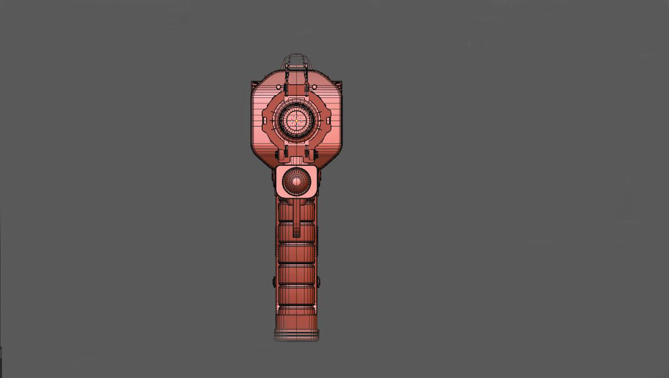 Scifi Gun 3D model_10