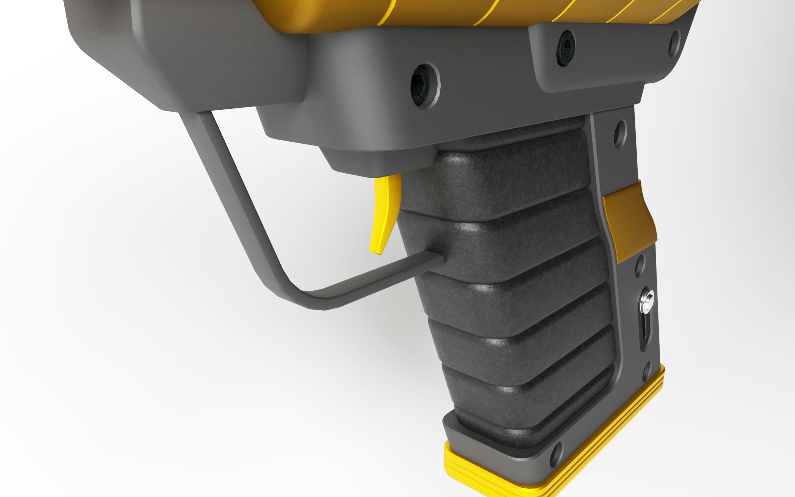 Scifi Gun 3D model_9