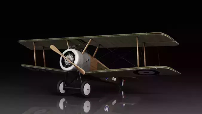 Sopwith Camel F1 3D model