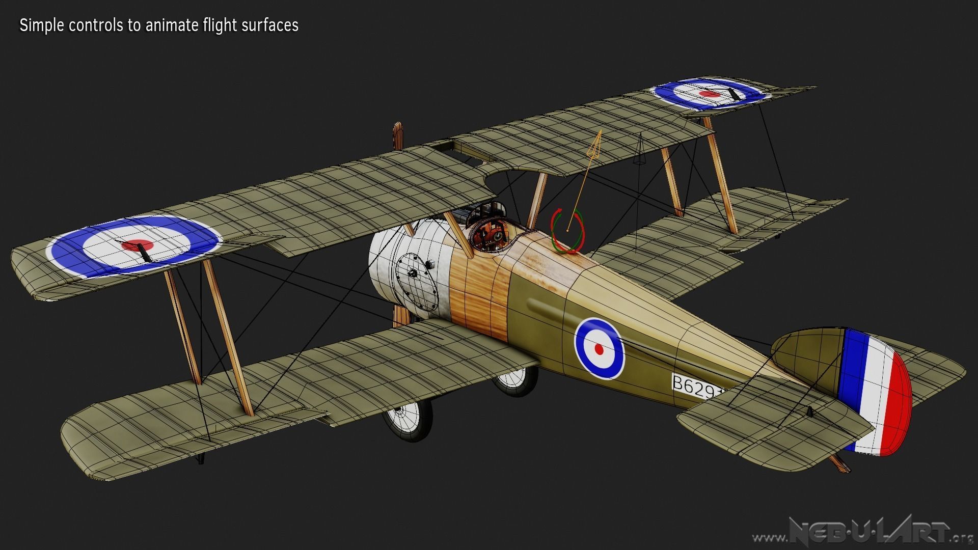 Sopwith Camel F1 3D model_2