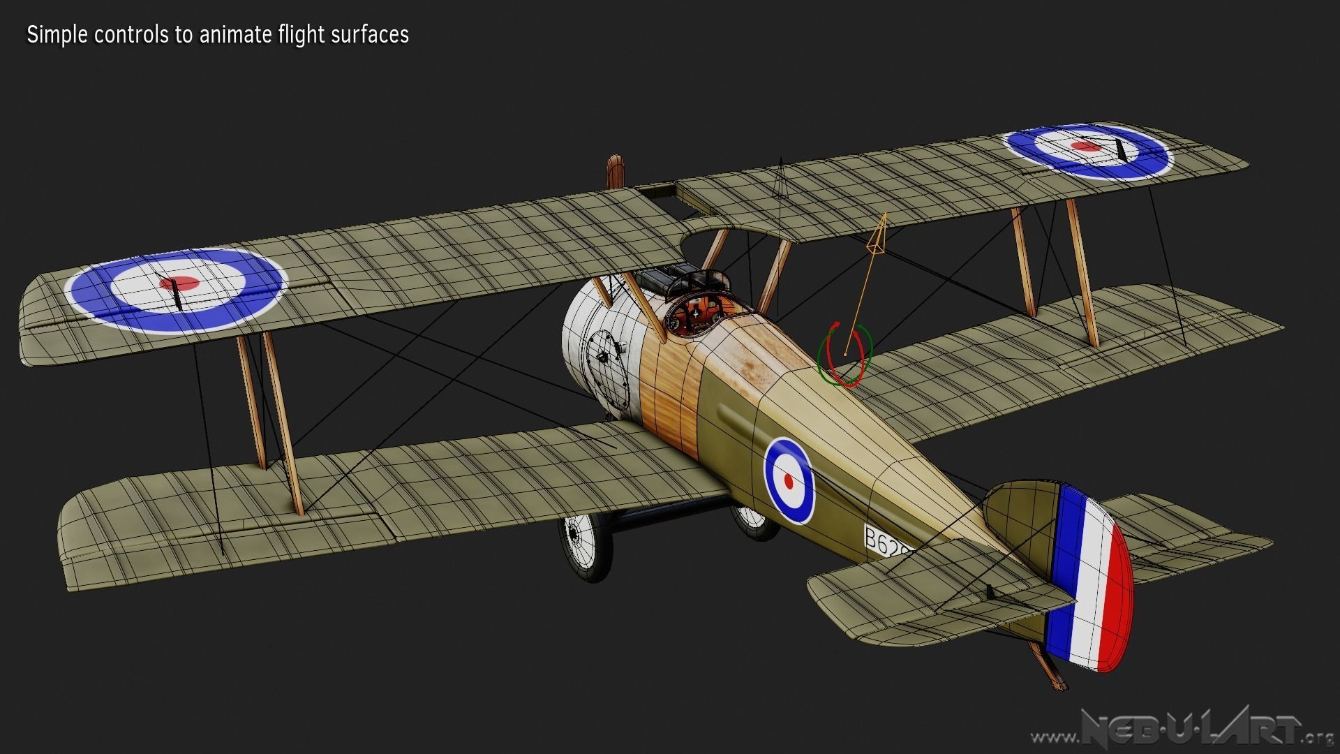 Sopwith Camel F1 3D model_6