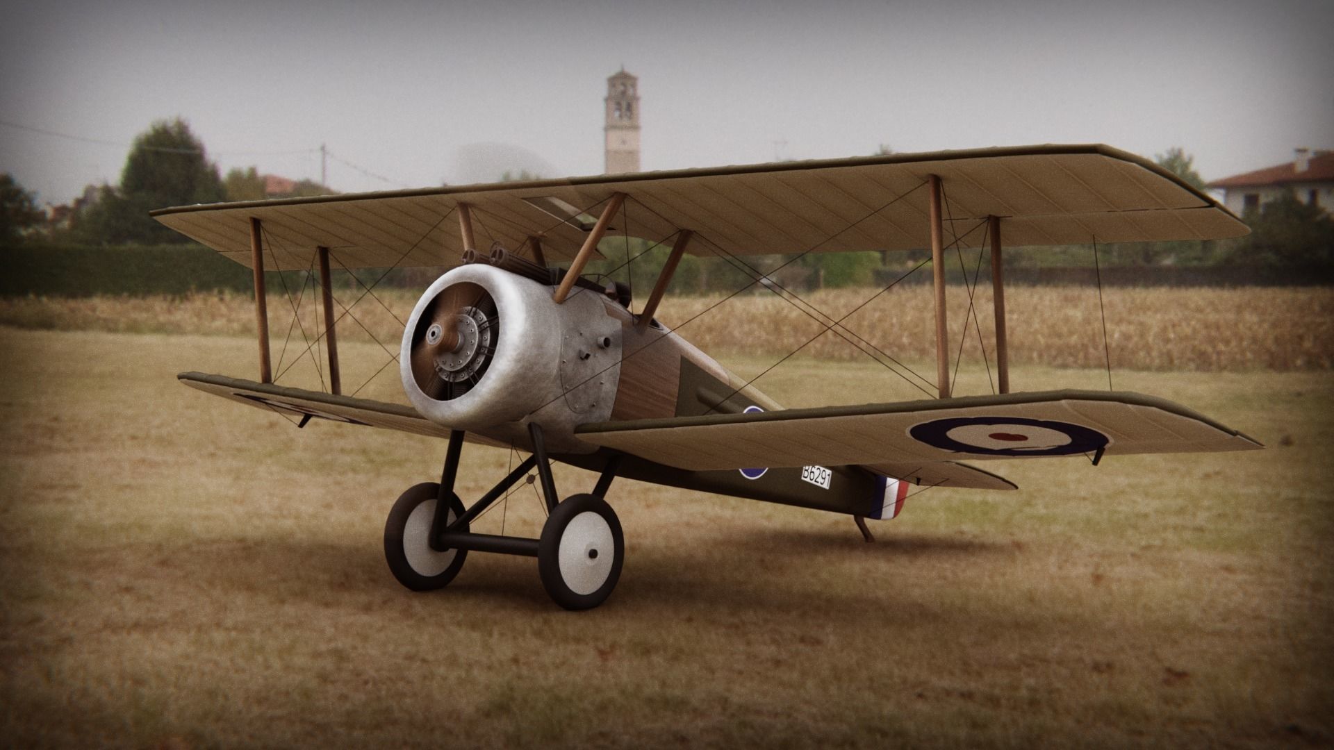 Sopwith Camel F1 3D model_18