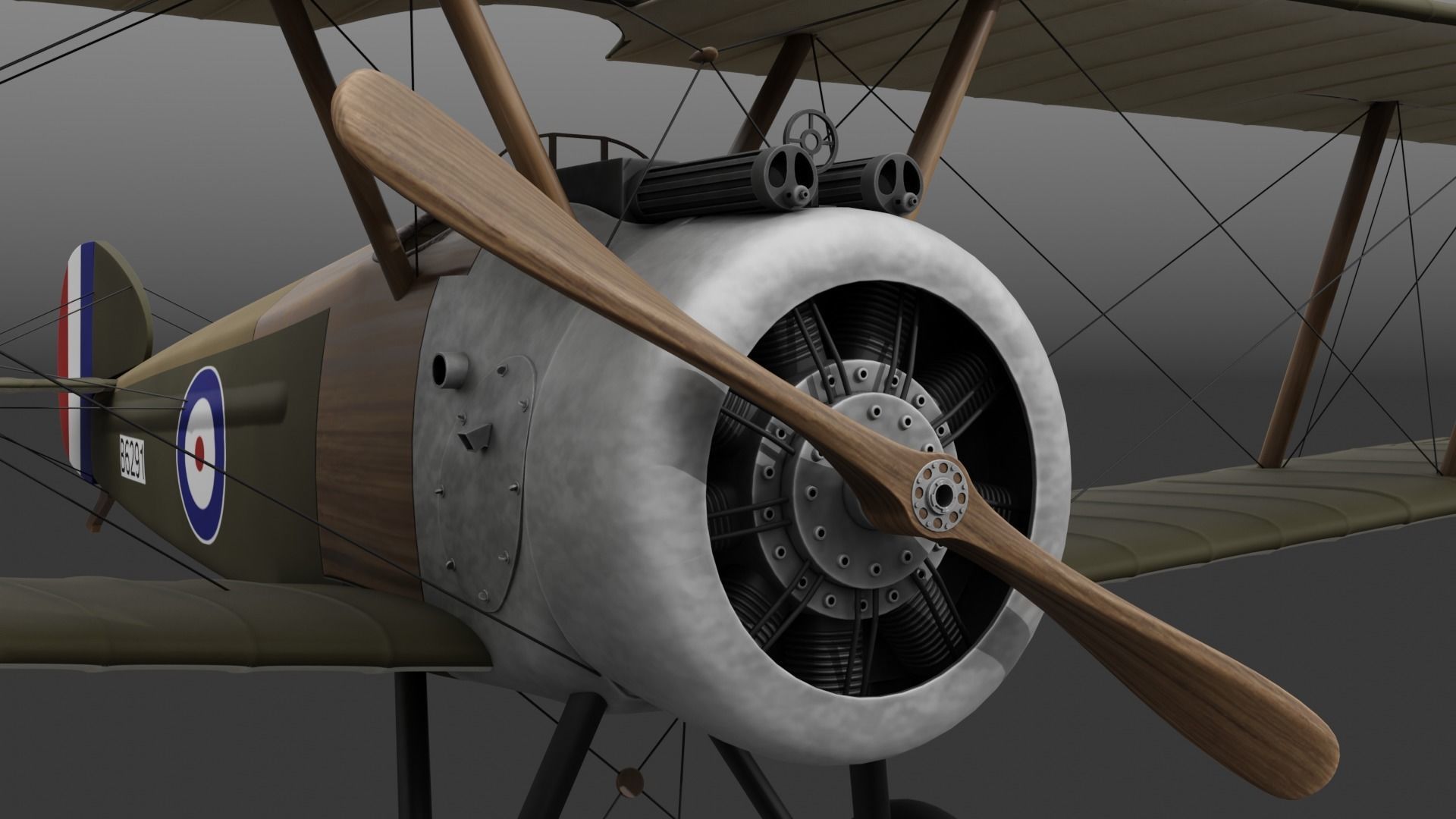 Sopwith Camel F1 3D model_17
