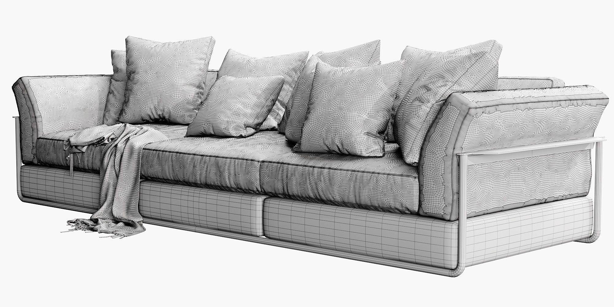 Flexform Zeno 3D model_14