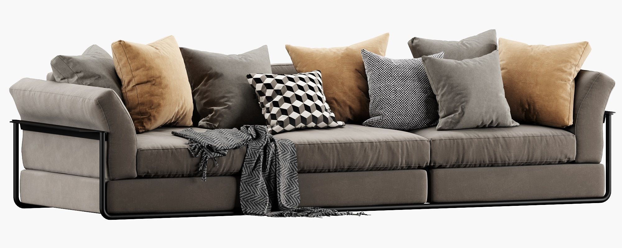 Flexform Zeno 3D model_8