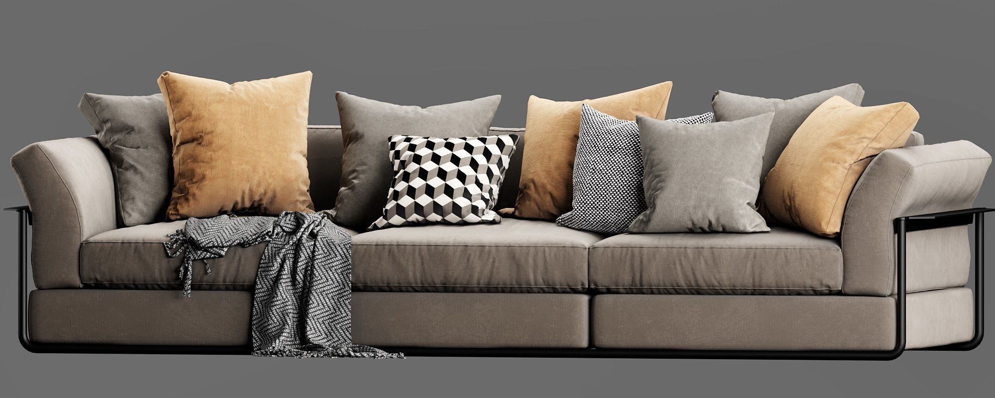 Flexform Zeno 3D model_9