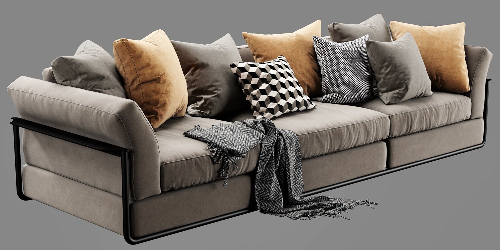 Flexform Zeno 3D model_11