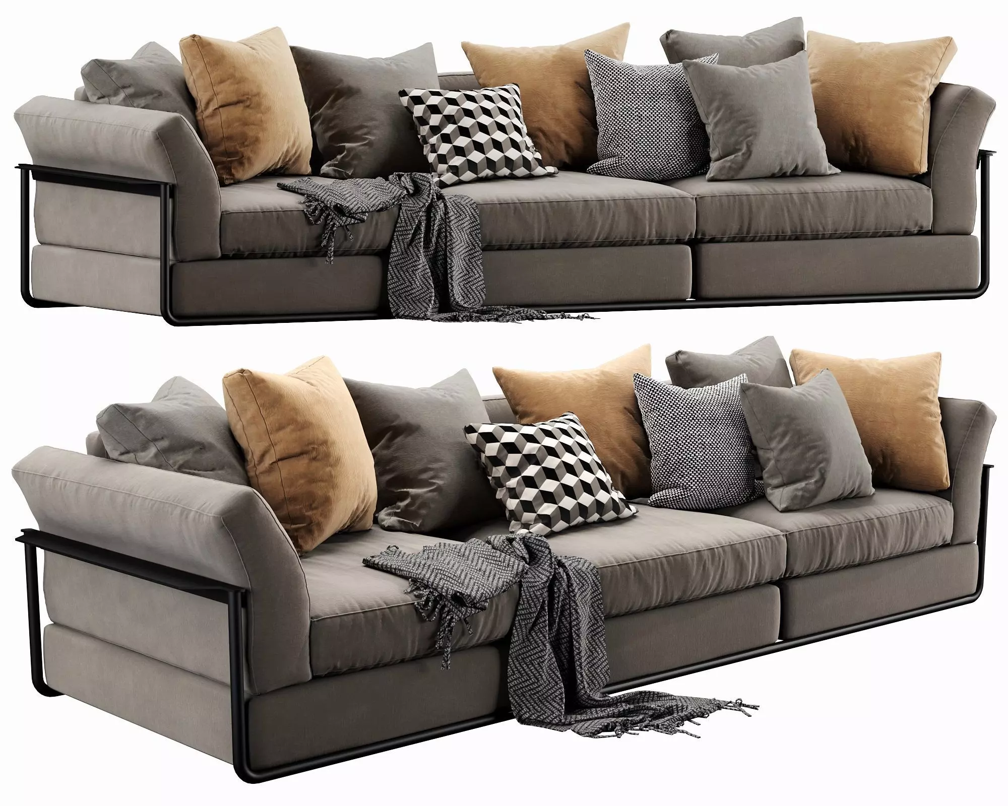 Flexform Zeno 3D model_0