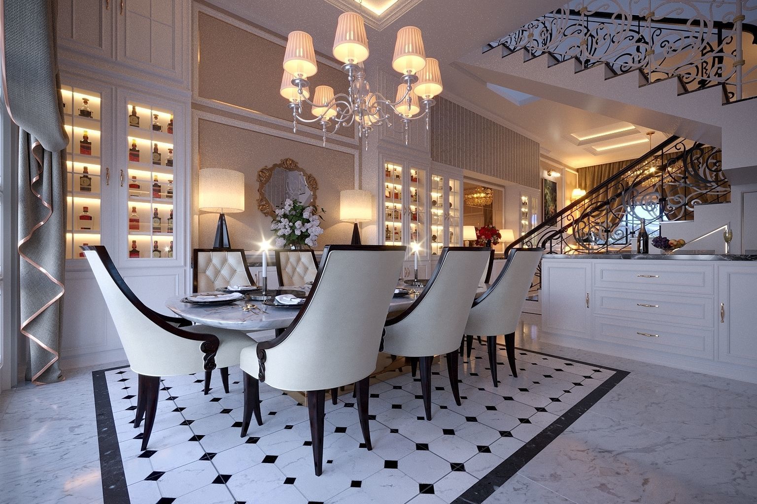 CLASSIC - Apartment interior 3D model_31