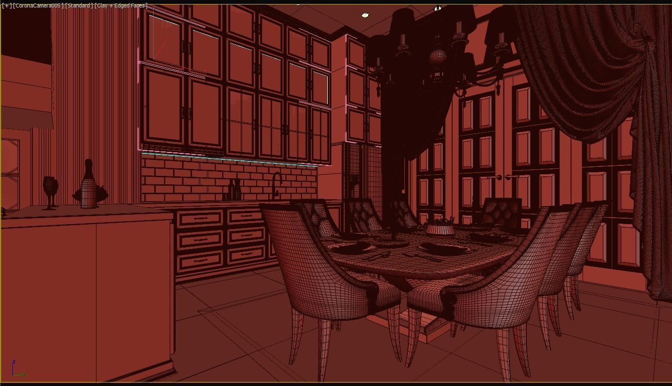 CLASSIC - Apartment interior 3D model_21