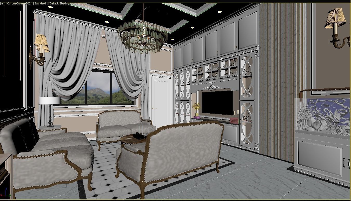 CLASSIC - Apartment interior 3D model_30