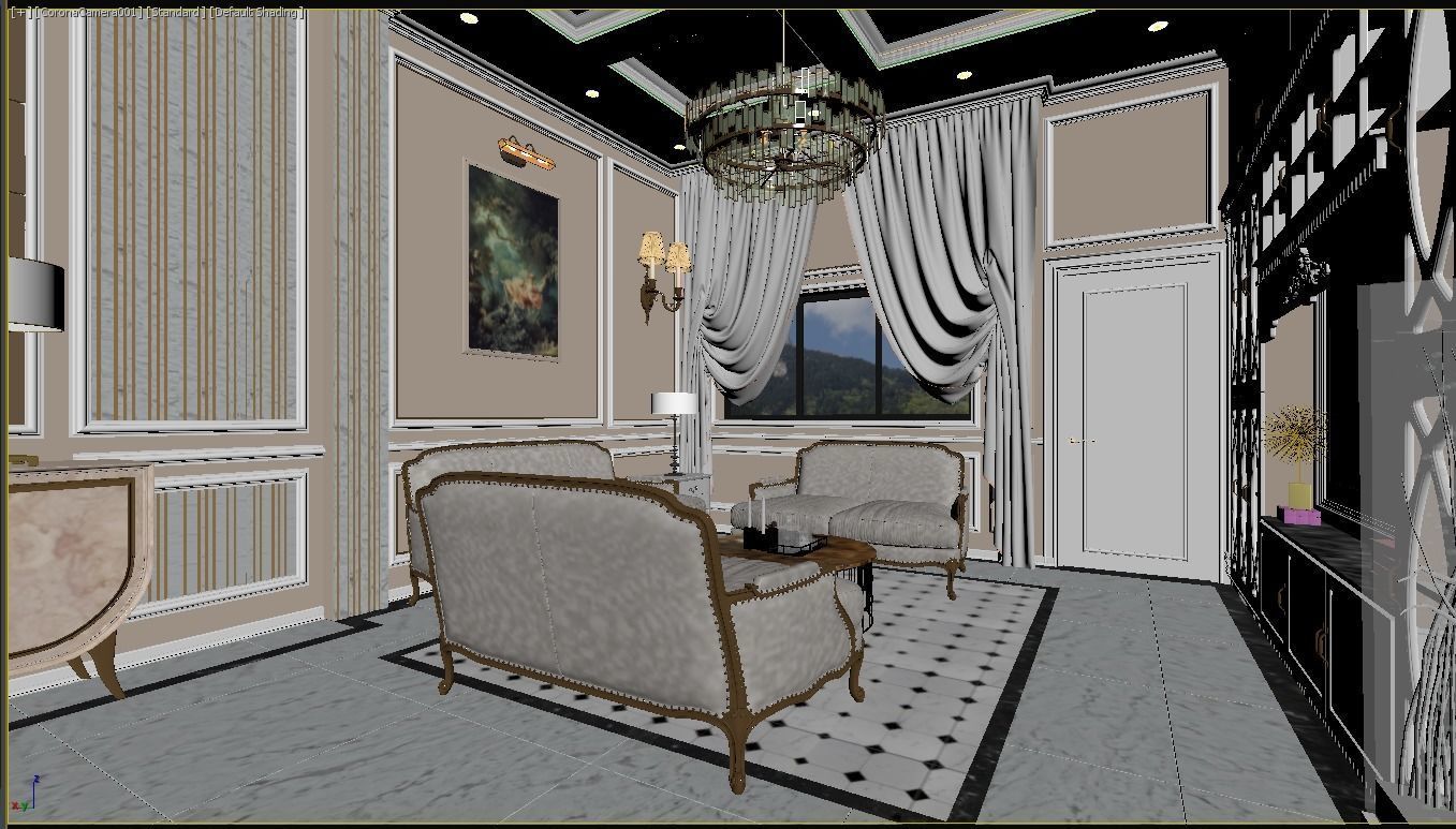 CLASSIC - Apartment interior 3D model_26