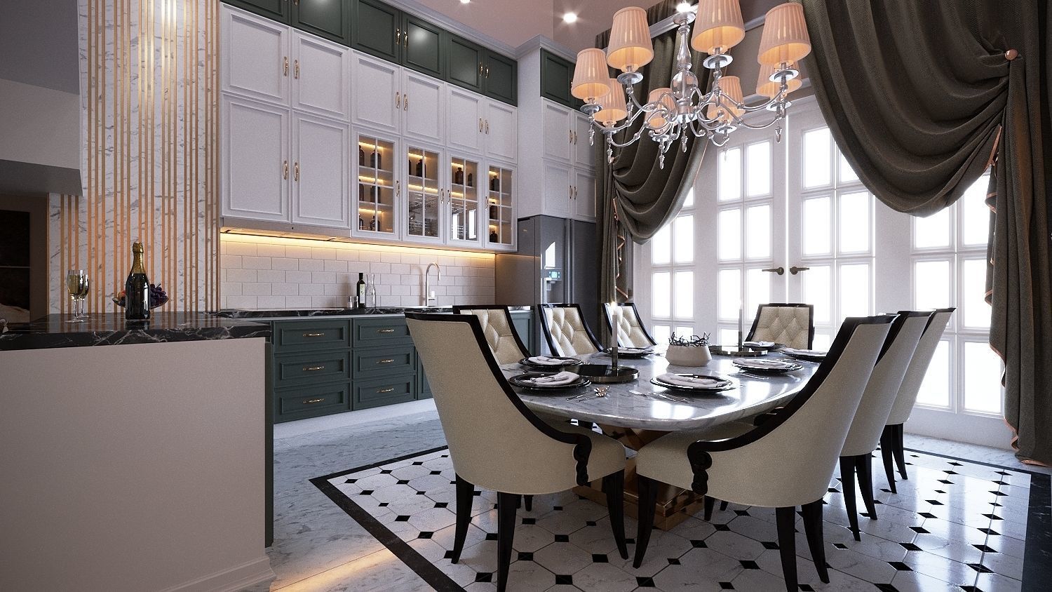 CLASSIC - Apartment interior 3D model_29