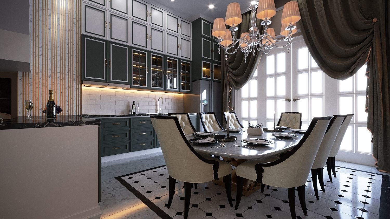 CLASSIC - Apartment interior 3D model_19