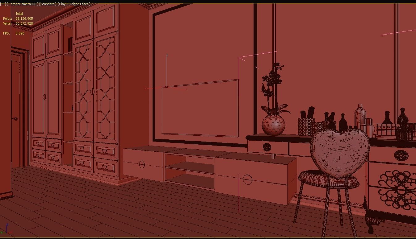 CLASSIC - Apartment interior 3D model_11