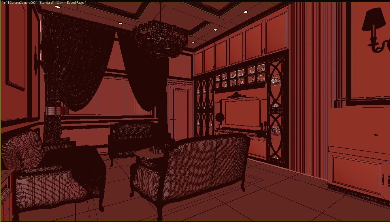 CLASSIC - Apartment interior 3D model_32