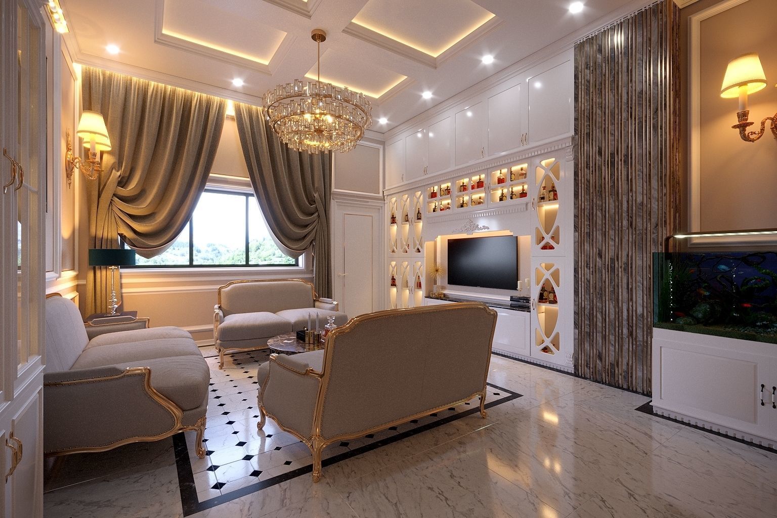 CLASSIC - Apartment interior 3D model_20