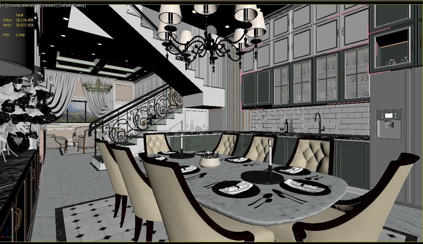 CLASSIC - Apartment interior 3D model_6