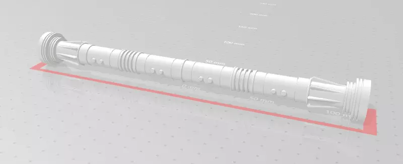 Darth Maul Lightsaber Free 3D print model