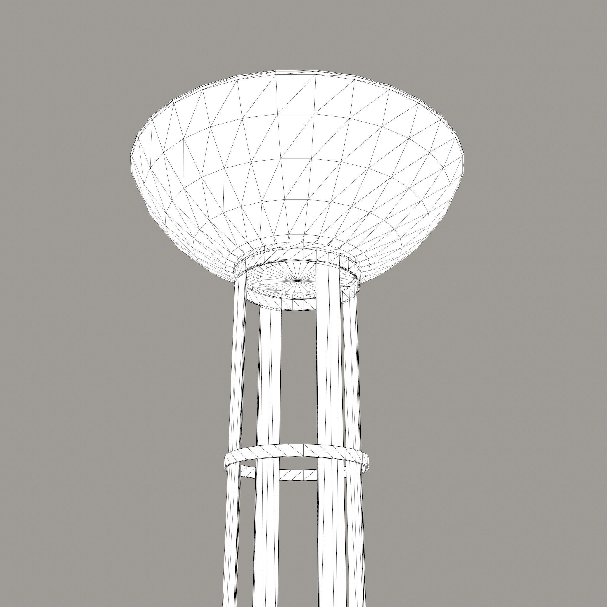 Medieval Style Fire Stand Low-poly 3D model_25