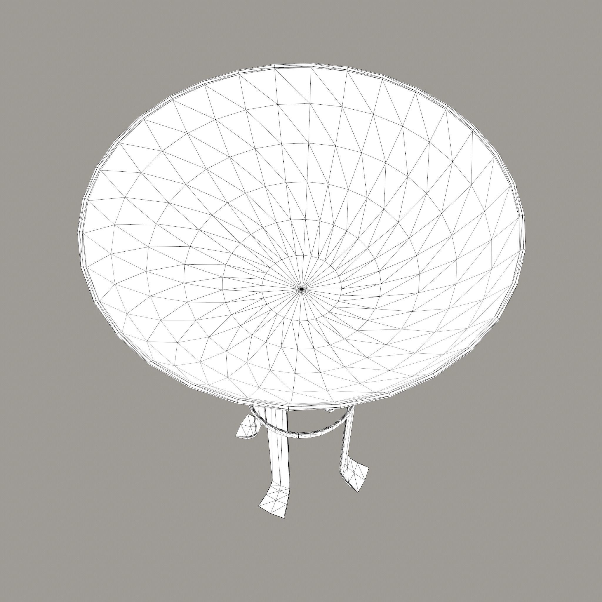 Medieval Style Fire Stand Low-poly 3D model_23