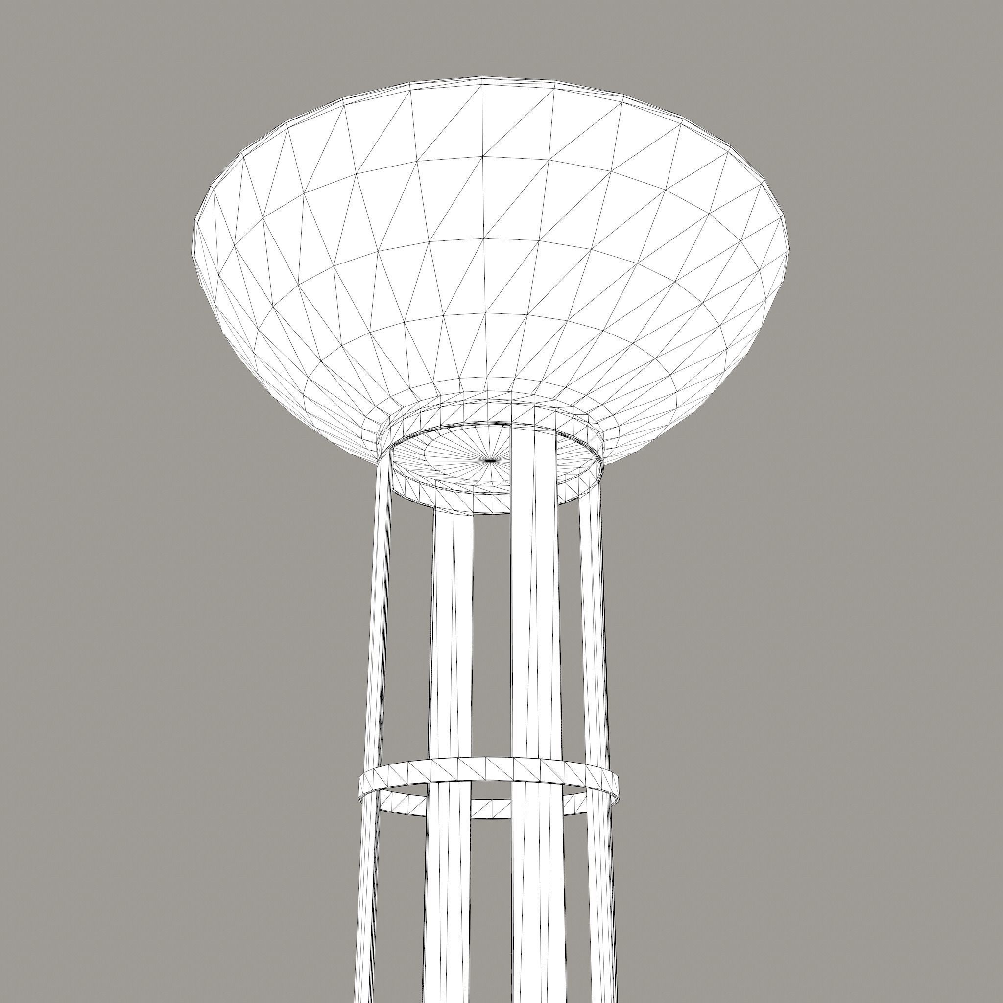 Medieval Style Fire Stand Low-poly 3D model_30